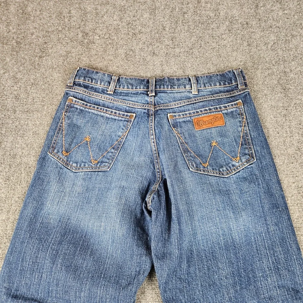 Wrangler Retro Relaxed Bootcut Jeans Mens 34x34 Blue Medium Wash 10WRT20JH